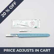 Load image into Gallery viewer, #10R Dermaplaning Blades with Handle (10 pack)
