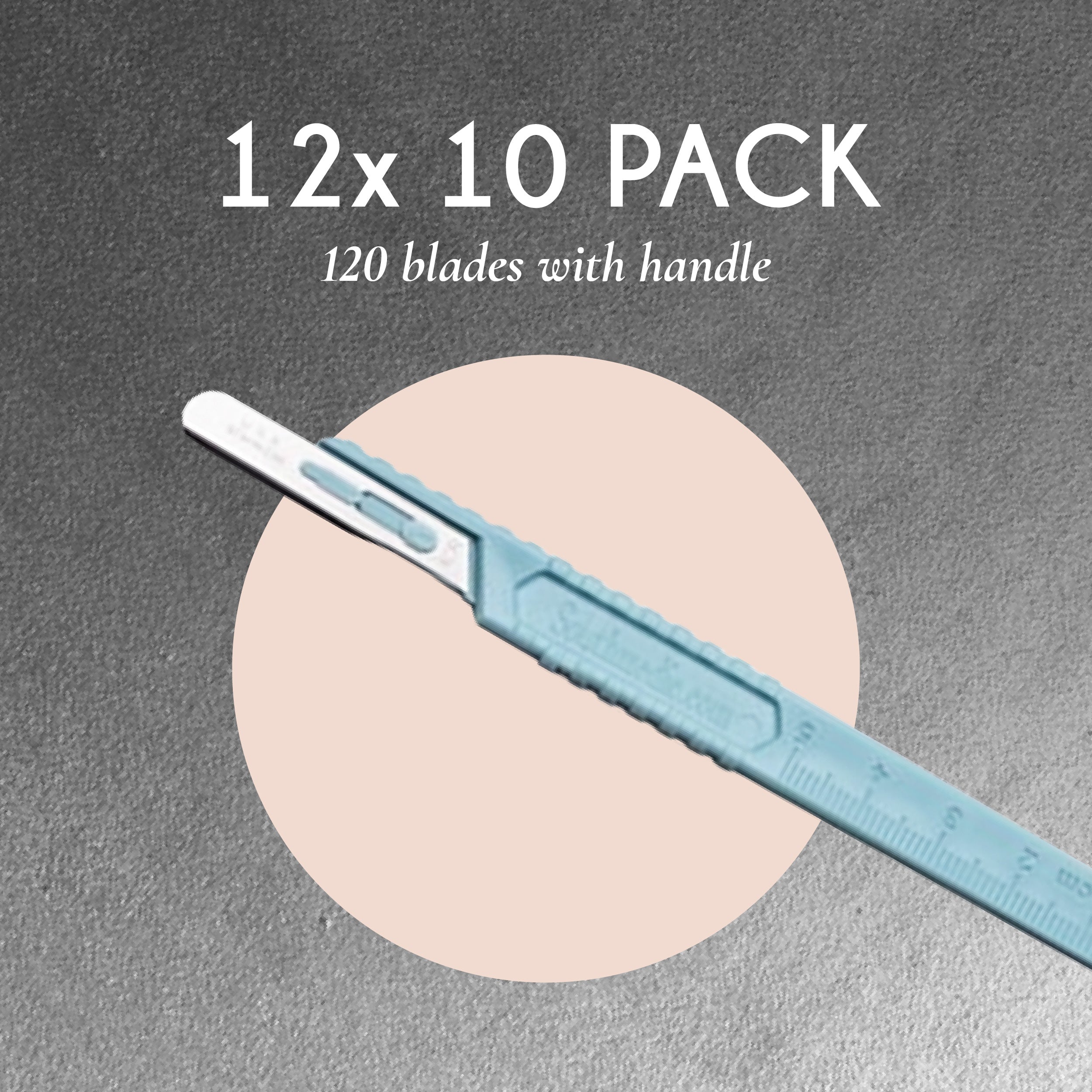 #10R Dermaplaning Blades with Handle - 12x 10 Pack – Dermaplane Pro Canada